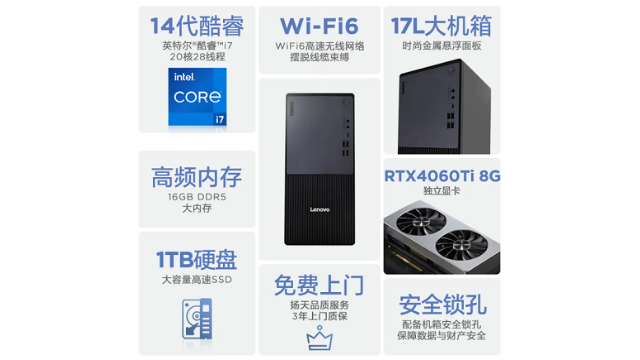 联想ThinkCentre P900c 黑神话·悟空设计电脑